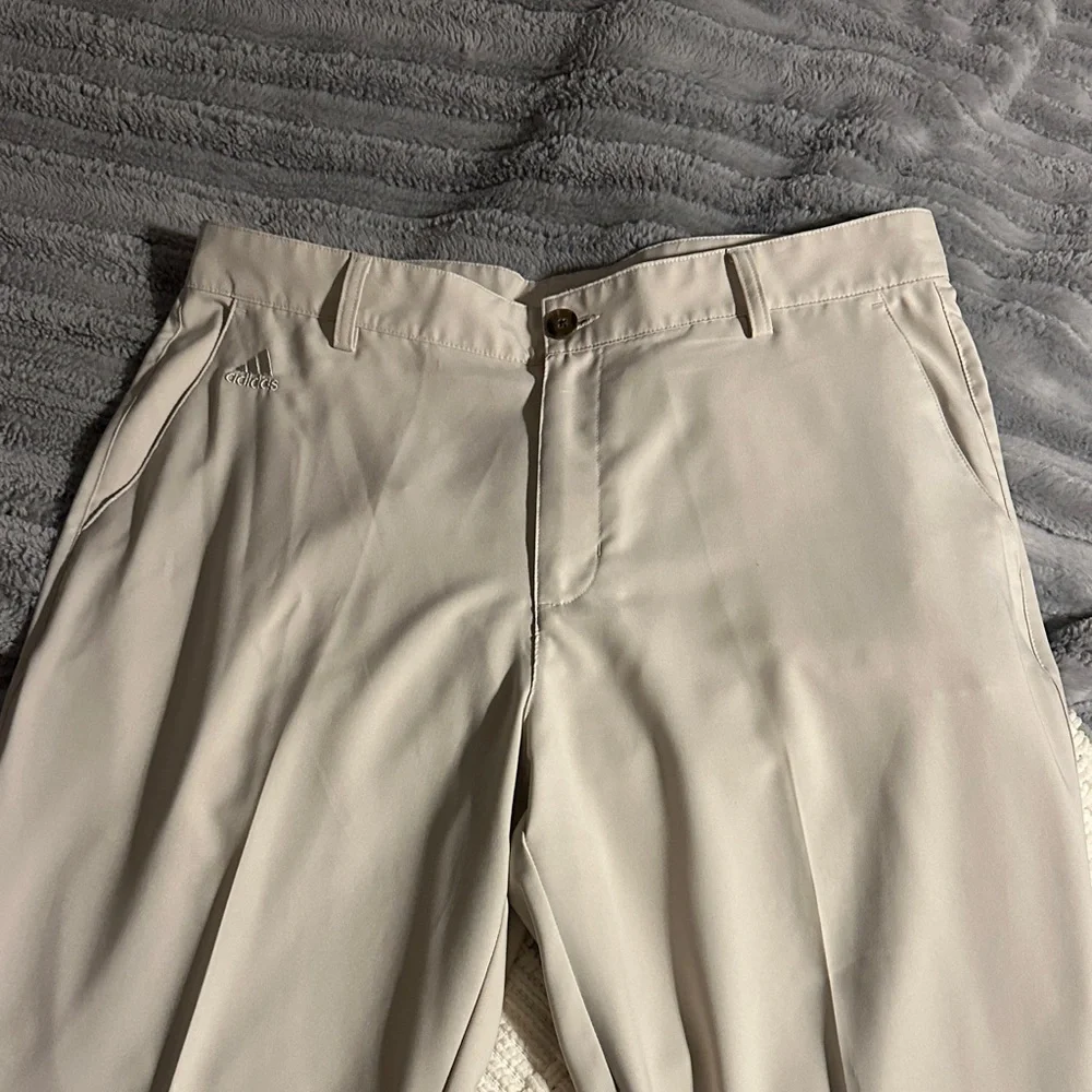 Men’s Adidas Beige Dress Pants